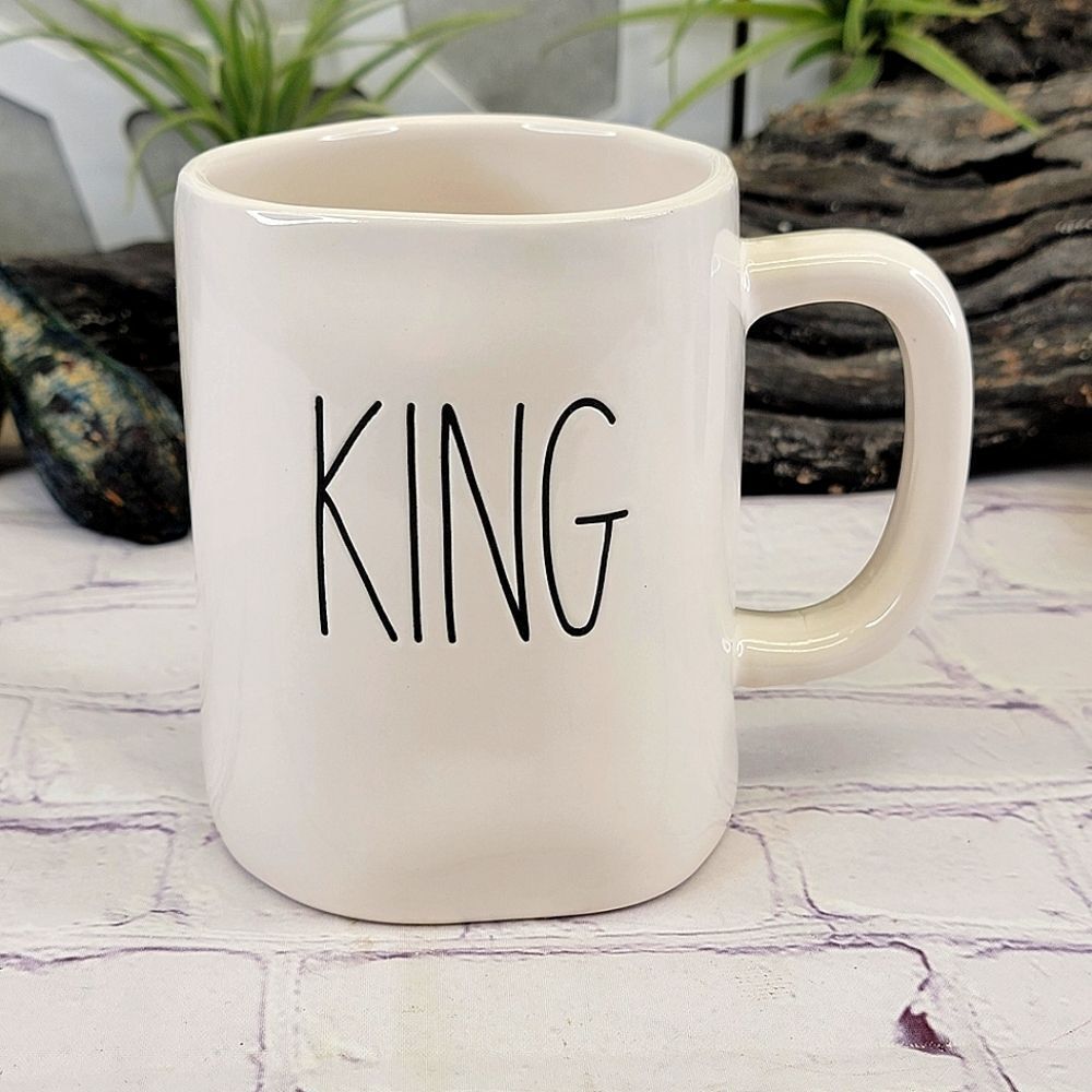 Rae Dunn KING Ceramic Mug